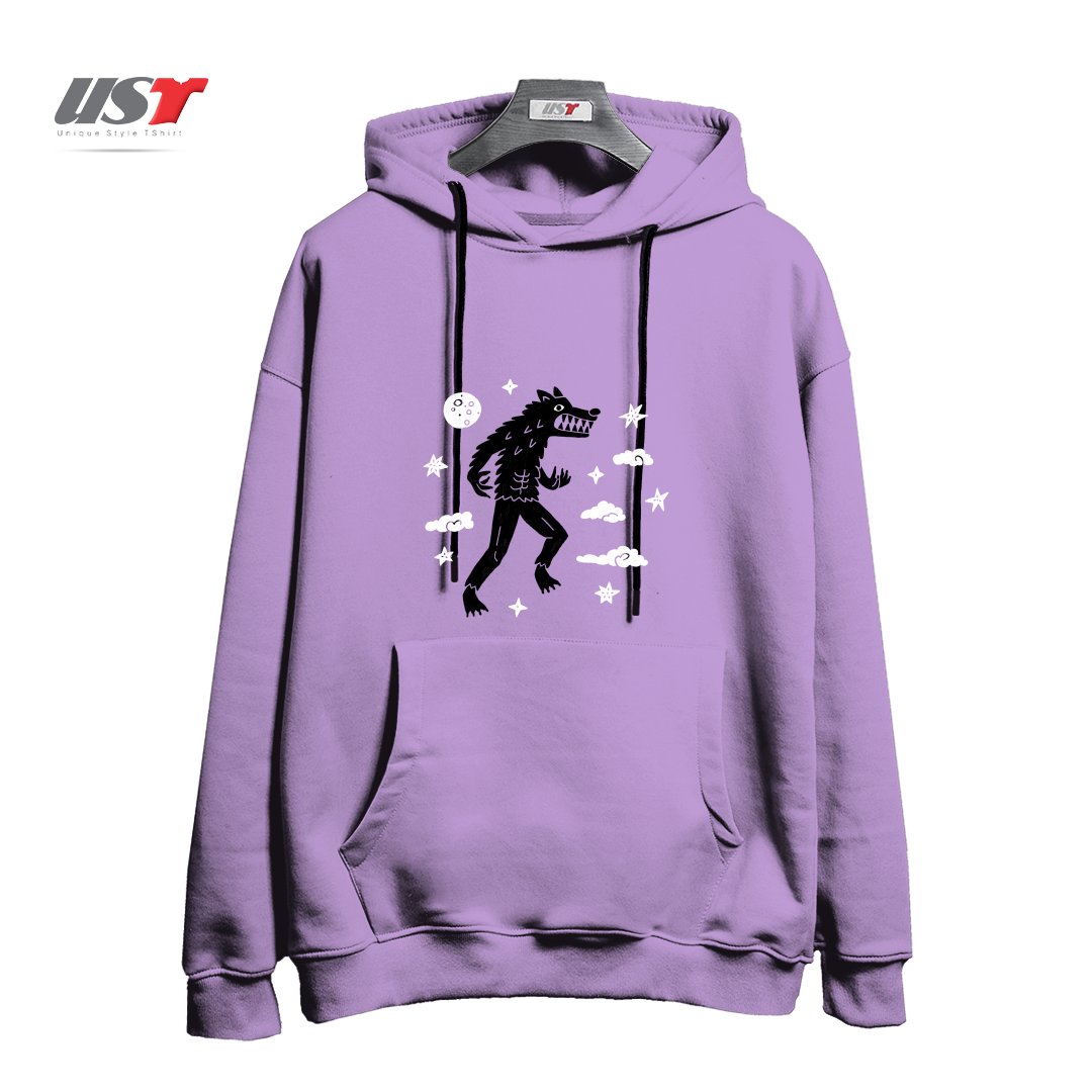 طرح I WANT TO BELIEVE IN... WEREWOLVES هودی اورسایزرنگ یاسی