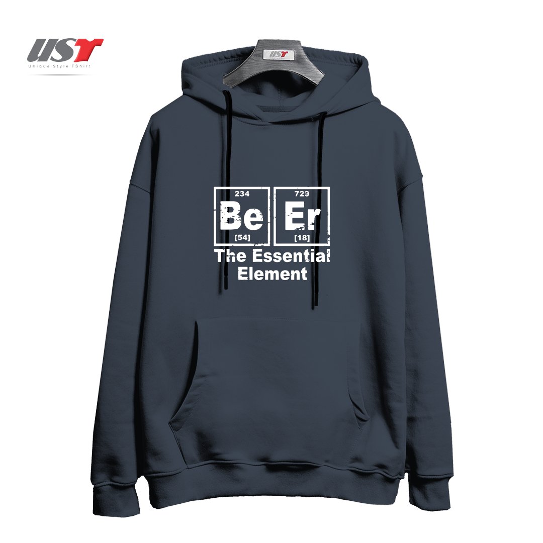 طرح BEER THE ESSENTIAL ELEMENT CHEMISTRY PUB BBQ PARTY FUNNY FATHER BBQ T-SHIRTS هودی اورسایزرنگ دودی