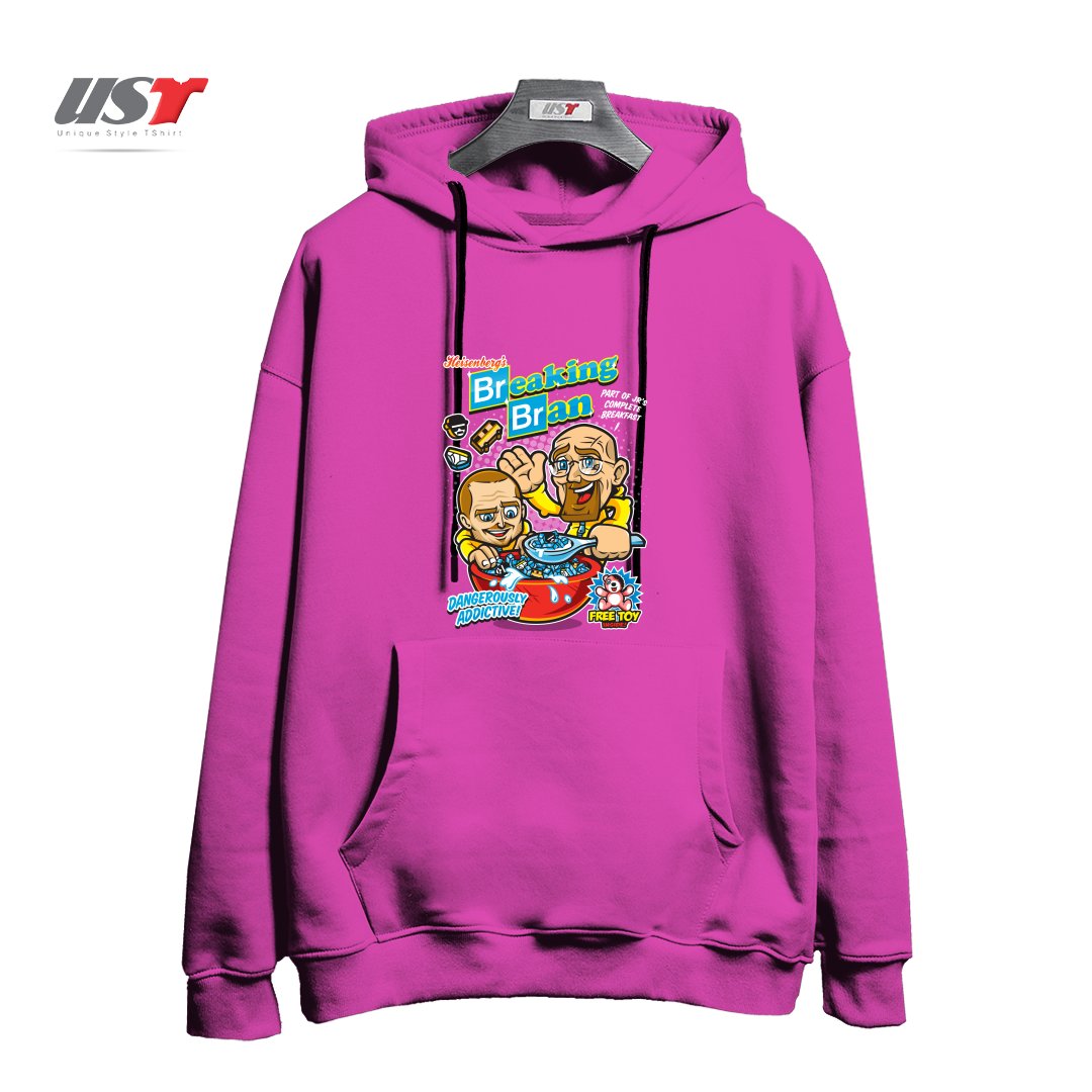 هودی اورسایز طرح BREAKING BRAN