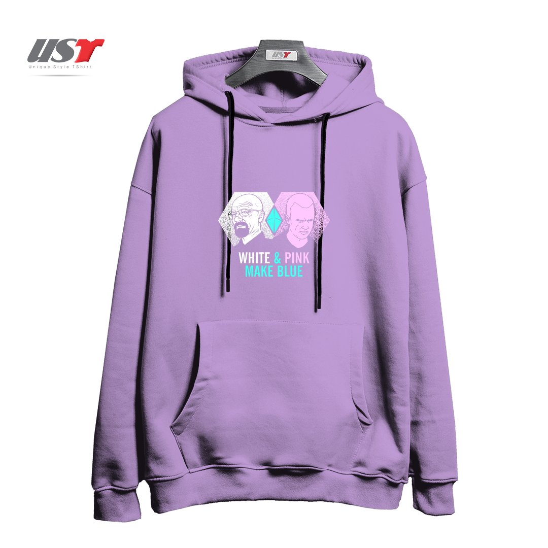 طرح BREAKING BLUE هودی اورسایزرنگ یاسی