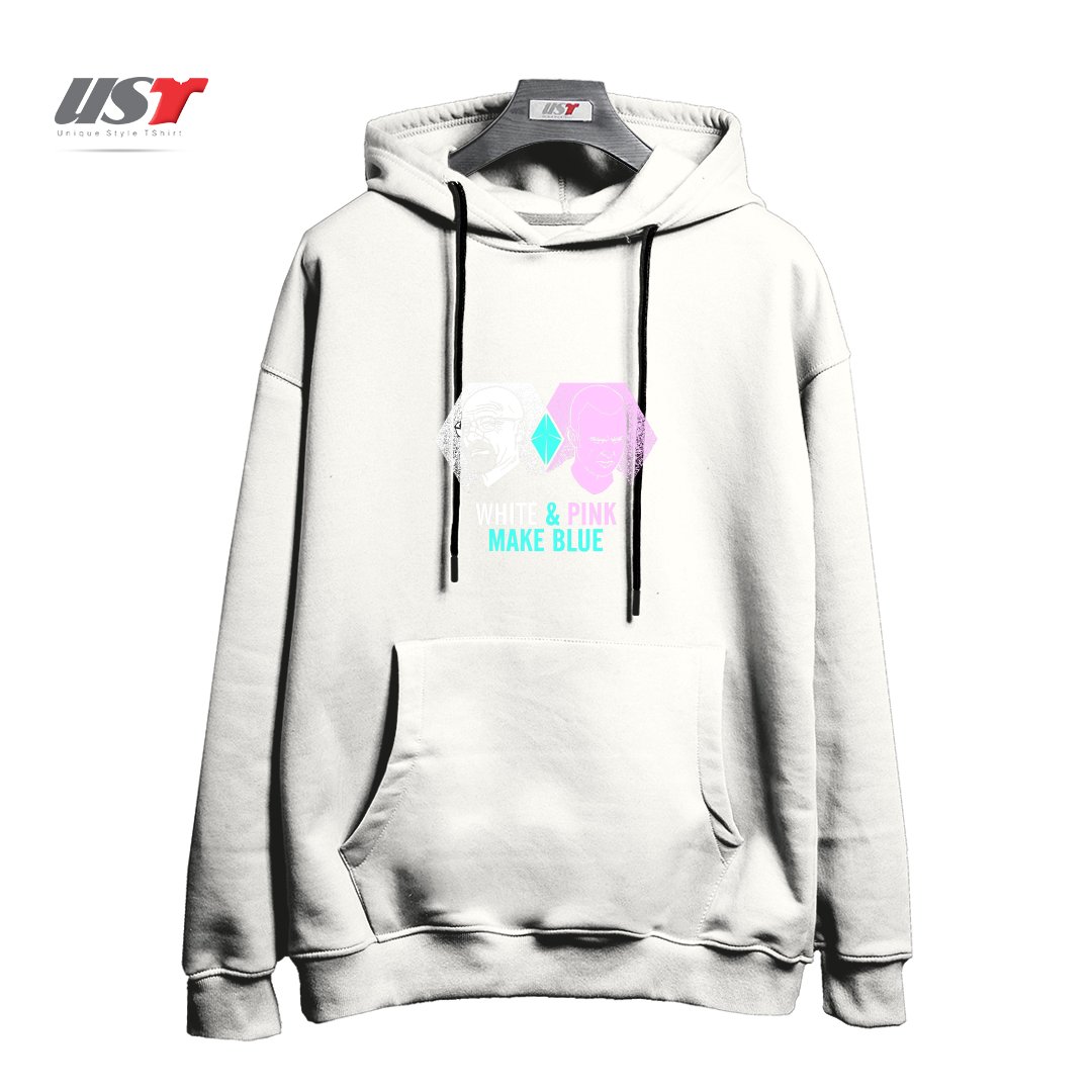 هودی اورسایز طرح BREAKING BLUE