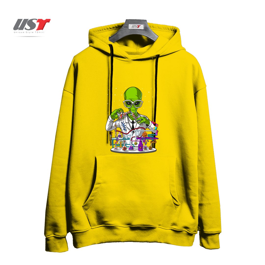 هودی اورسایز طرح CHEMISTRY ALIEN