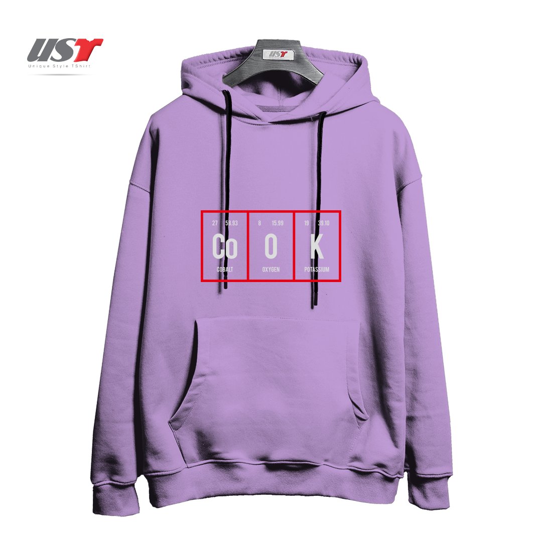 طرح COOK - PERIODIC TABLE OF ELEMENTS هودی اورسایزرنگ یاسی