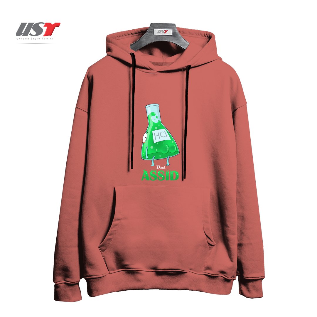 طرح DAT ASSID هودی اورسایزرنگ آجری