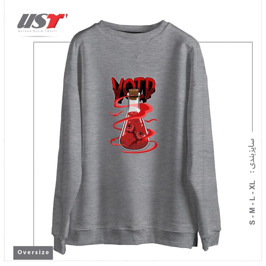 سوییشرت اورسایز طرح VOID EYES125216515