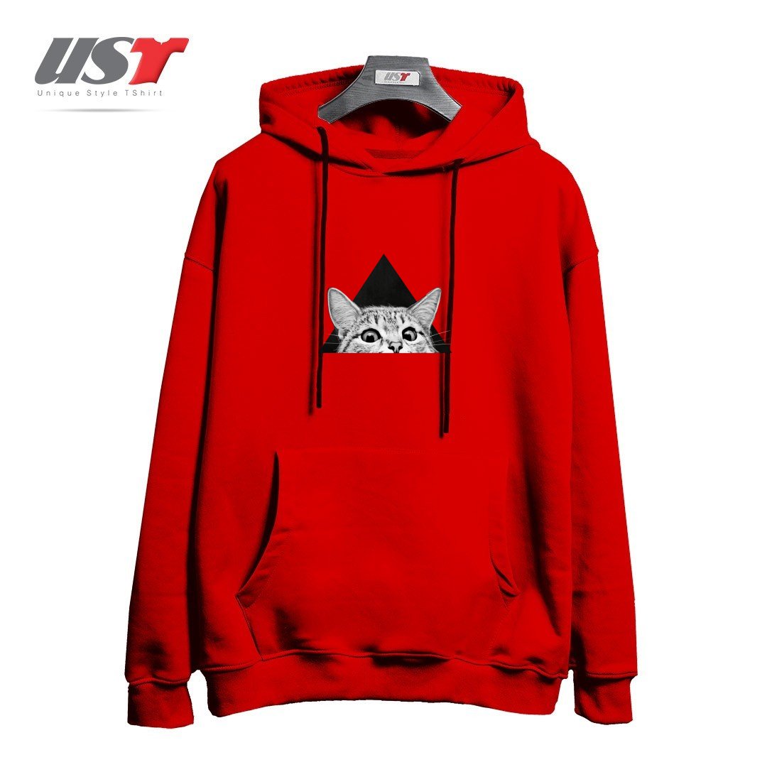 طرح ARE YOU ASLEEP YET هودی اورسایزرنگ قرمز