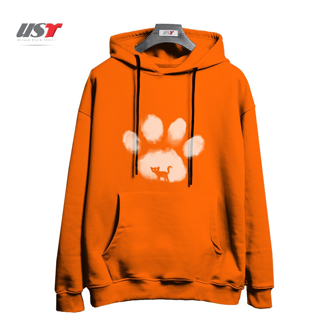 هودی اورسایز طرح CAT MARK