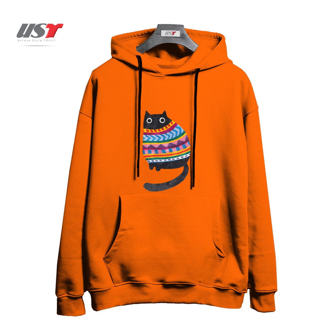 هودی اورسایز طرح WINTER WOOLY