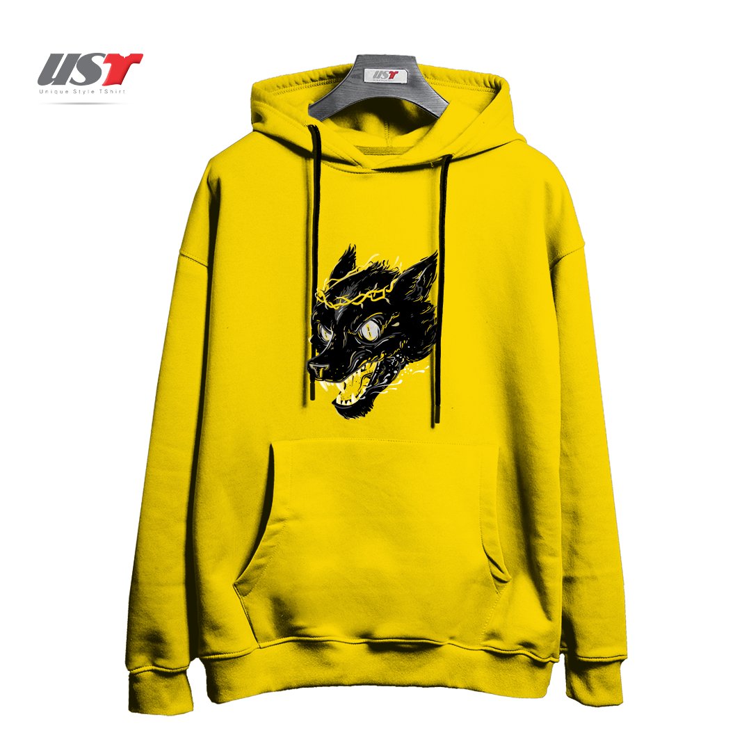 طرح PRINCE FENRIR هودی اورسایزرنگ زرد