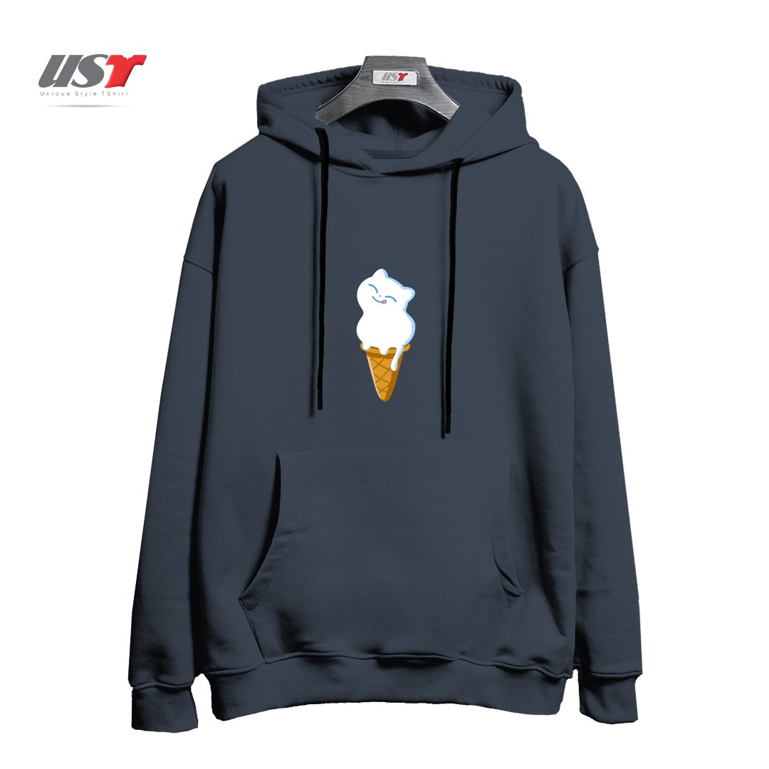 طرح ICE CREAM CAT41545415 هودی اورسایزرنگ دودی