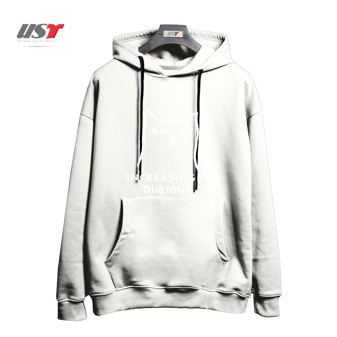 هودی اورسایز طرح INCREASINGLY DUBIOUS9874