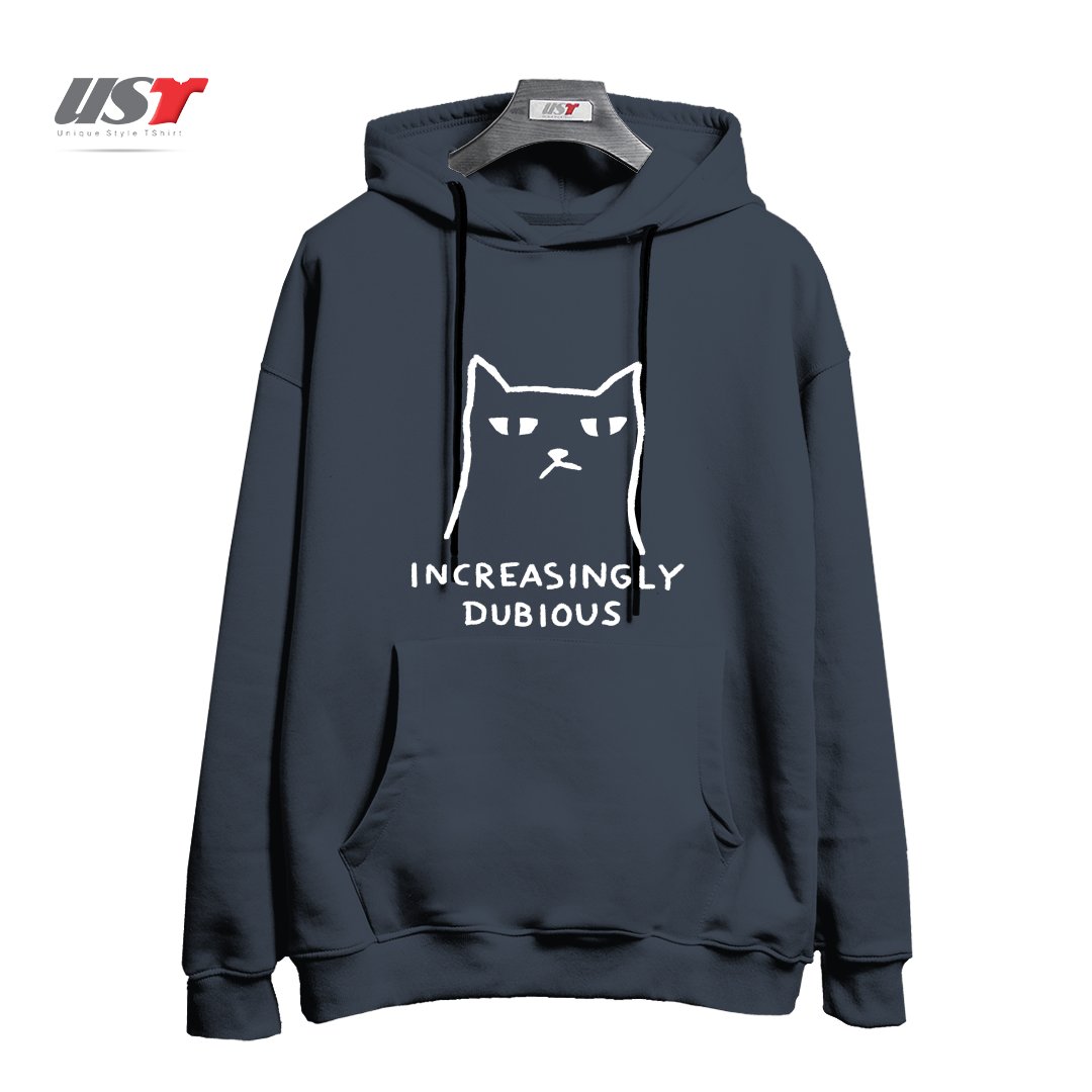 هودی اورسایز طرح INCREASINGLY DUBIOUS9874