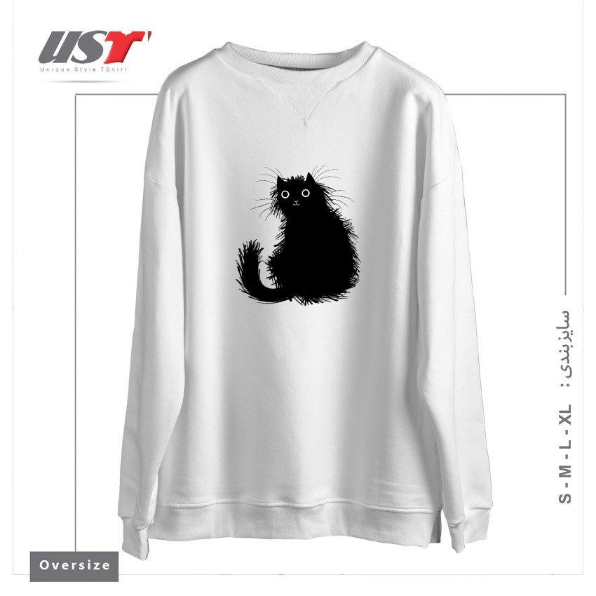 سوییشرت اورسایز طرح MOGGY