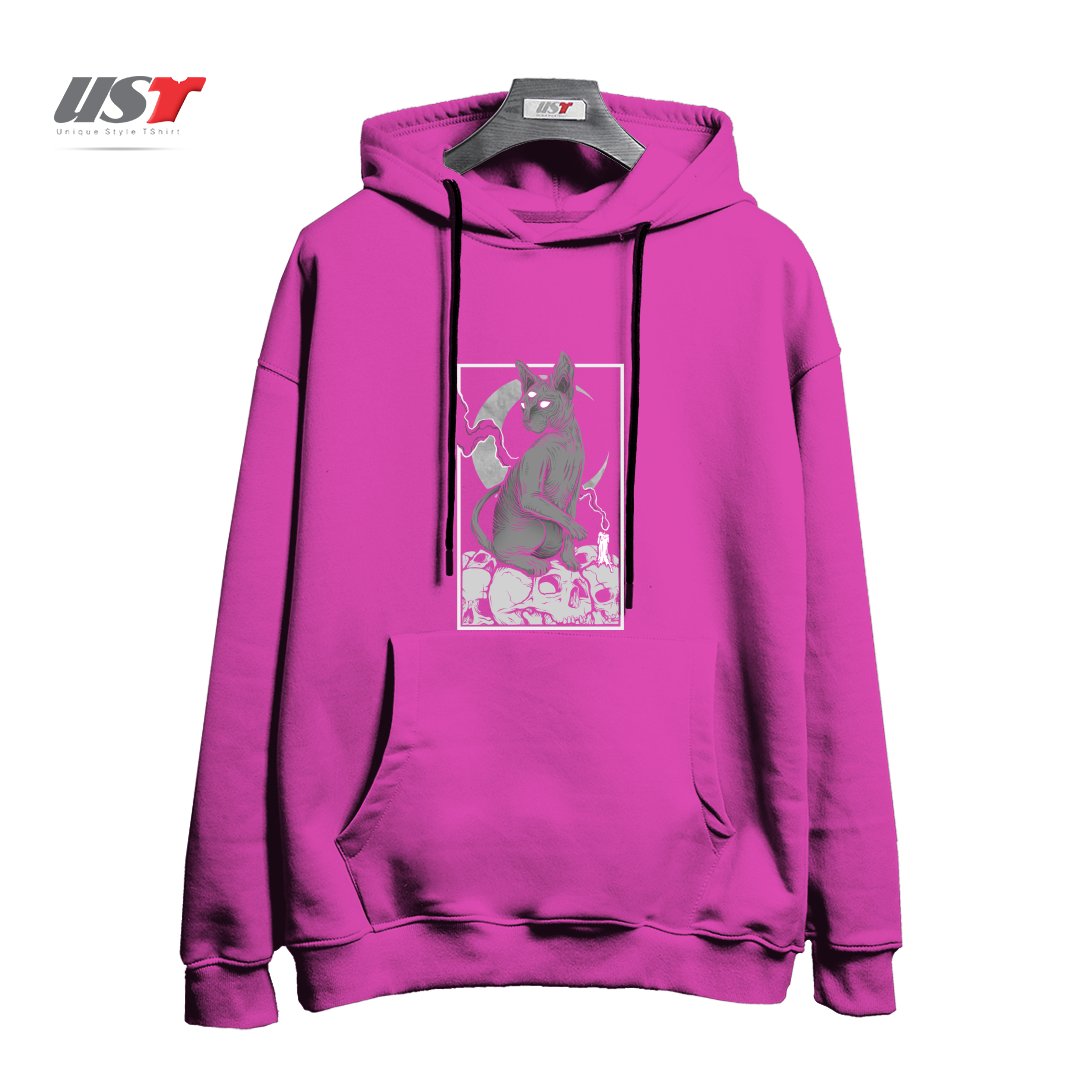 هودی اورسایز طرح OCCULT CAT