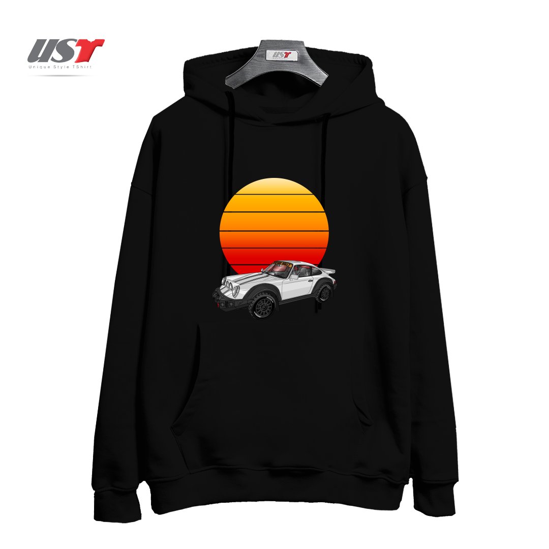 هودی اورسایز طرح 911 CARRERA SAFARI RALLY SPORTS CAR SUNSET