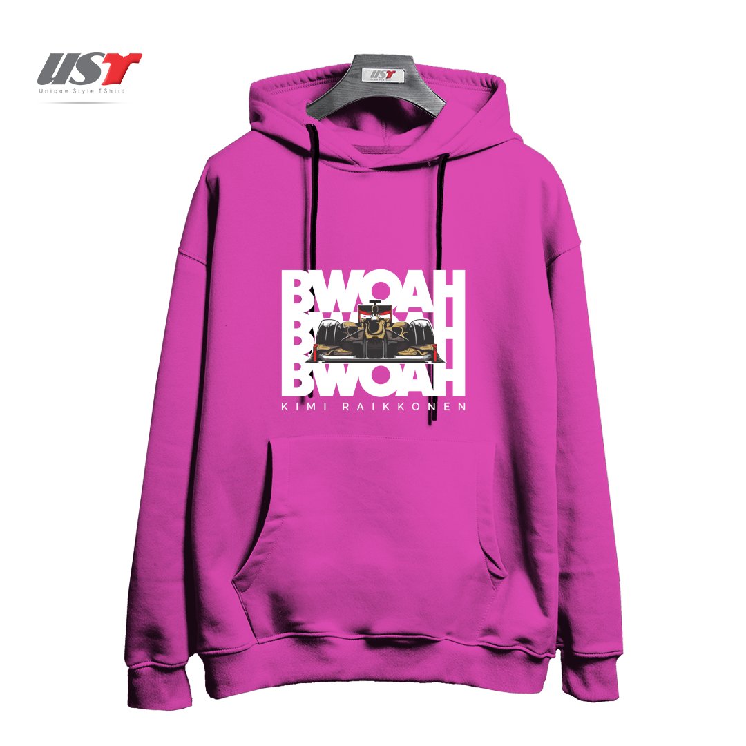 هودی اورسایز طرح KIMI RAIKKONEN - BWOAH BWOAH BWOAH