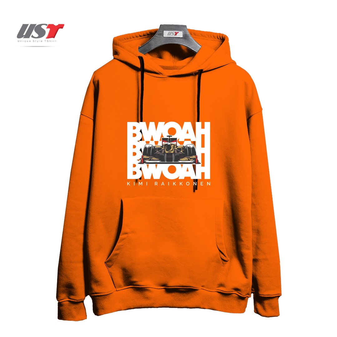 هودی اورسایز طرح KIMI RAIKKONEN - BWOAH BWOAH BWOAH