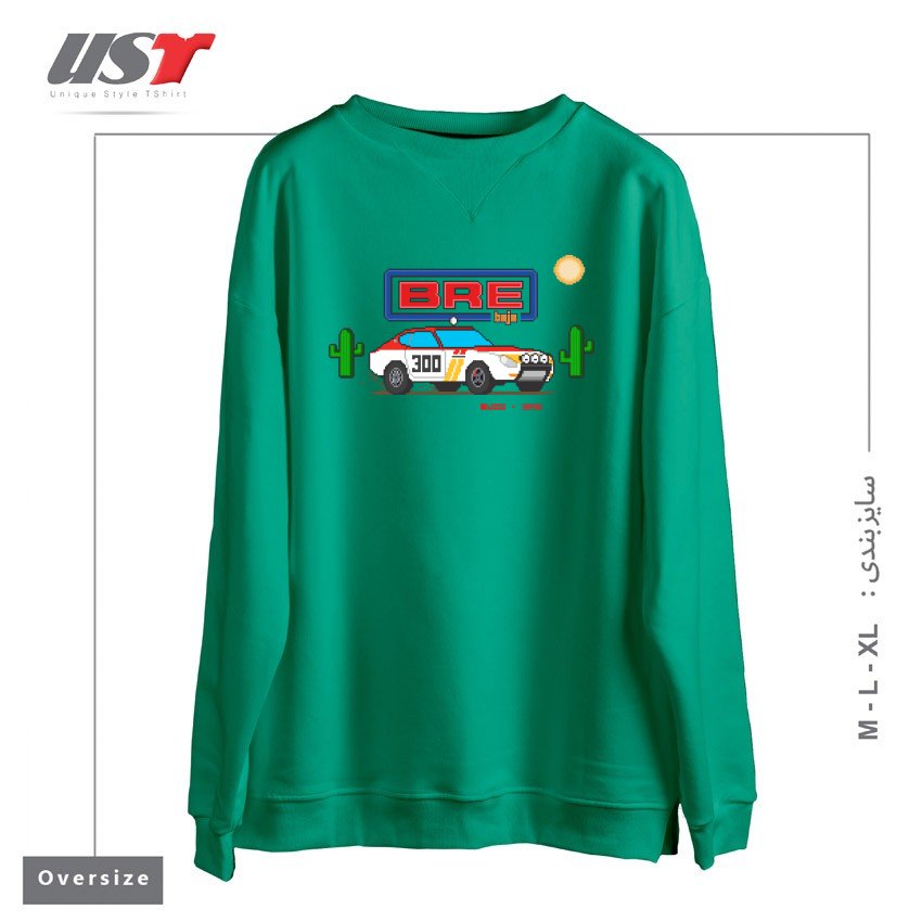 سوییشرت اورسایز طرح PIXEL 240Z BAJA #300 BRE - DATSUN SERIES