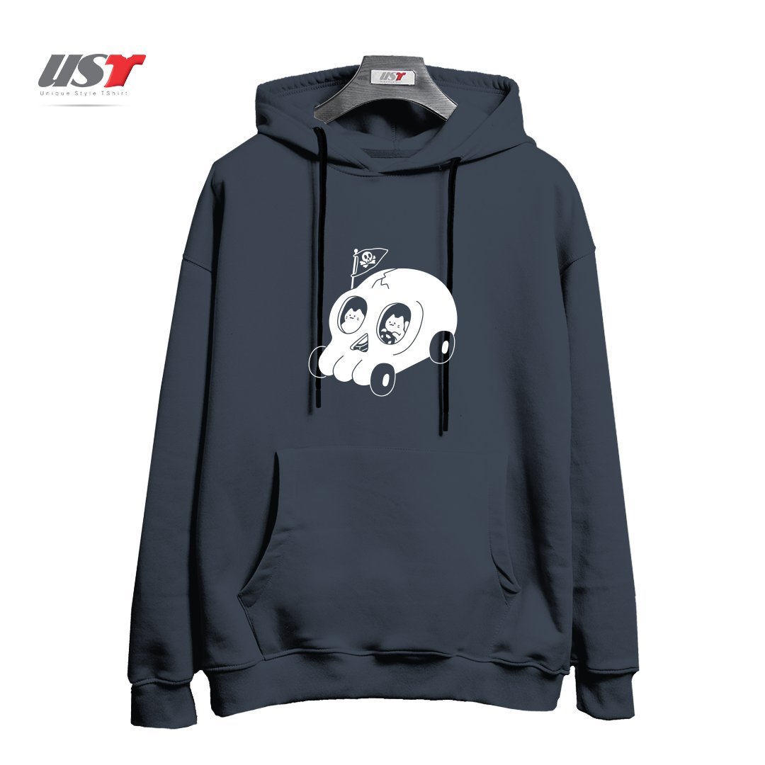 هودی اورسایز طرح SKULLMOBILE5151