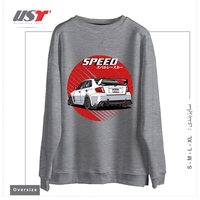 سوییشرت اورسایز طرح SUBARU IMPREZA WRX STI 2009