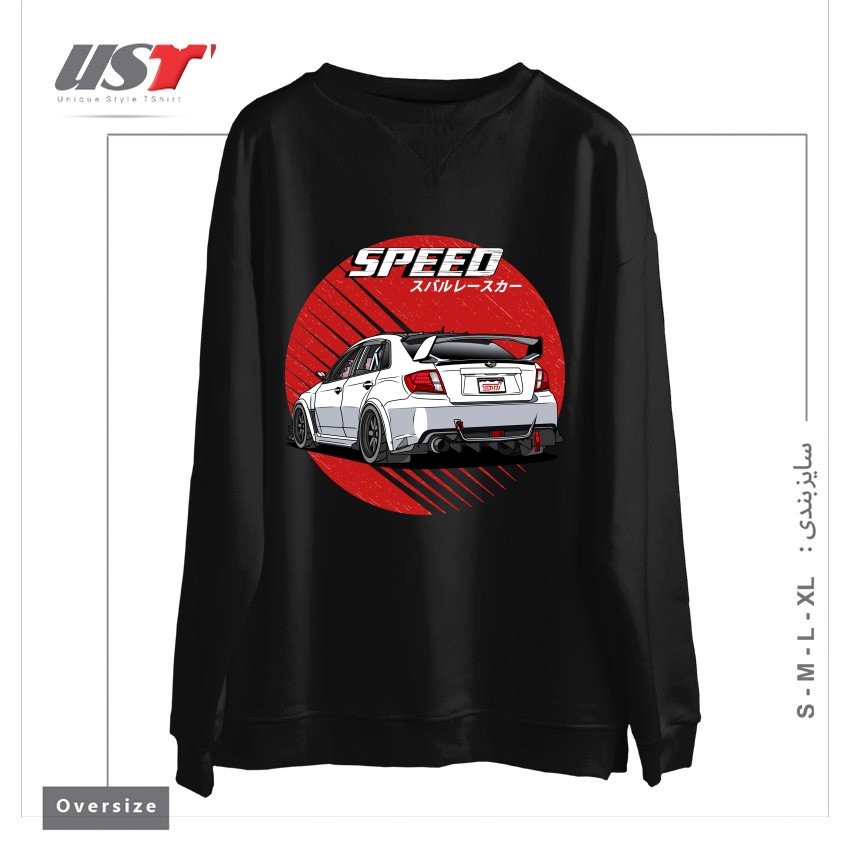 سوییشرت اورسایز طرح SUBARU IMPREZA WRX STI 2009