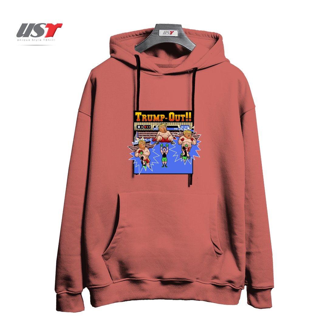 هودی اورسایز طرح TRUMP-OUT!!