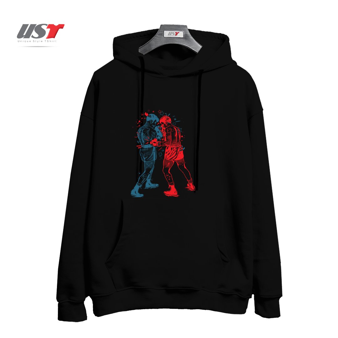 هودی اورسایز طرح ARE YOU READY TO RUMBLE