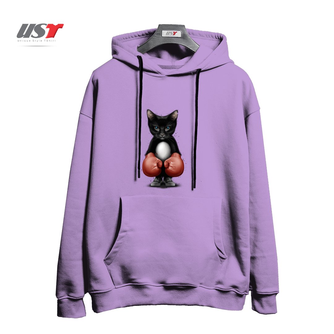 طرح BOXER CAT 2017 هودی اورسایزرنگ یاسی