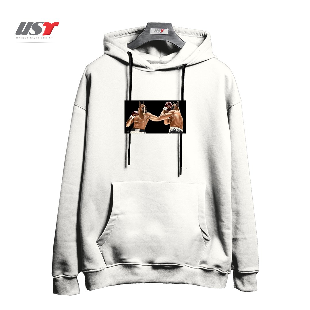 هودی اورسایز طرح BOXER