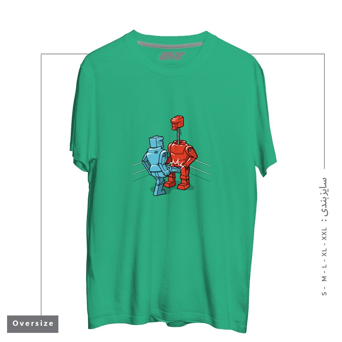 طرح MAKE LOVE NOT WAR1 تیشرت اورسایزرنگ سبز