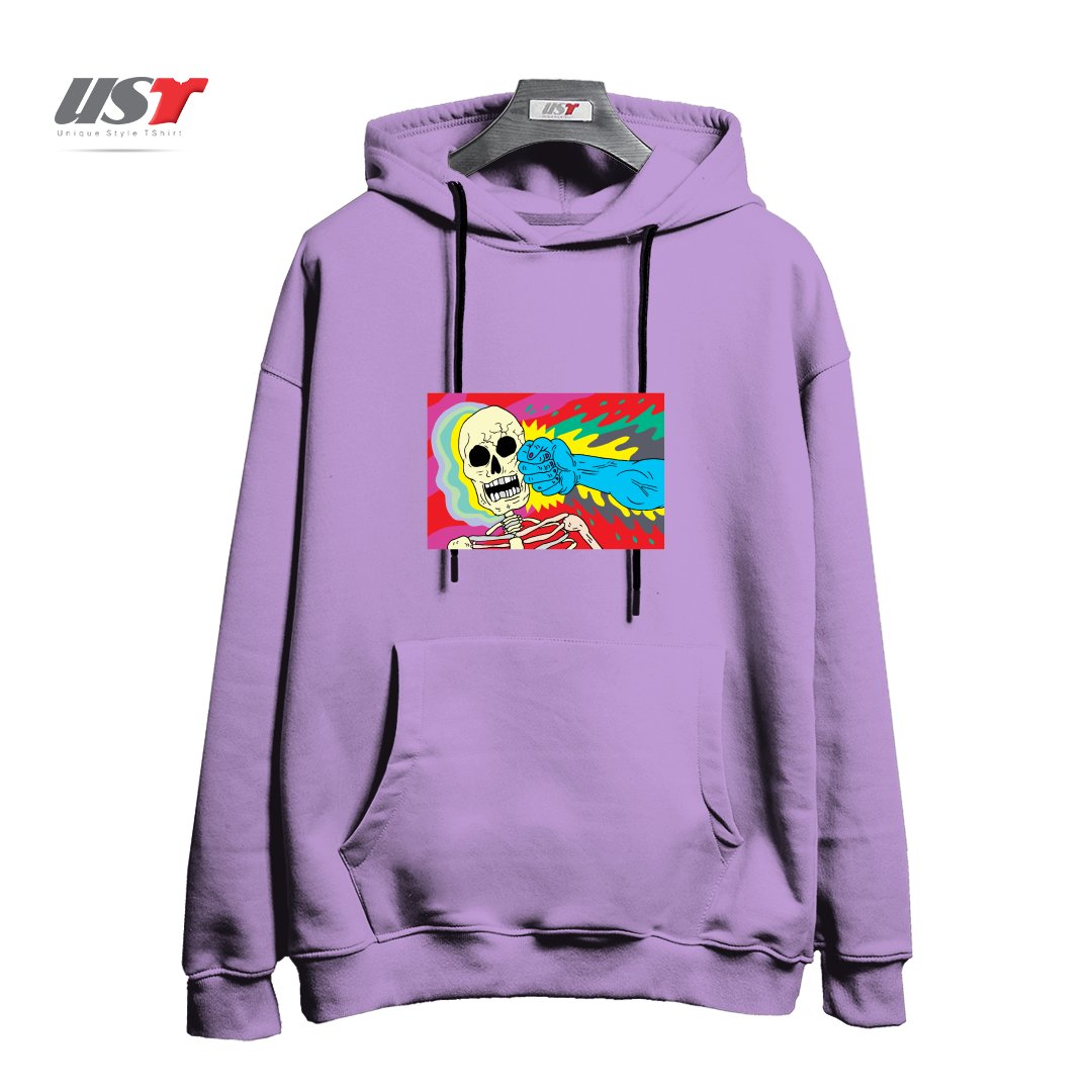 طرح PUNCHING DEATH هودی اورسایزرنگ یاسی