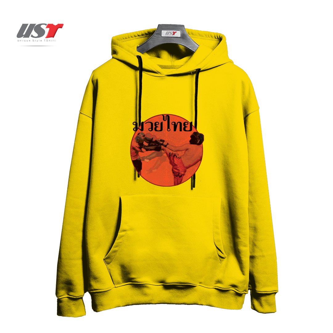 هودی اورسایز طرح THAI BOXING