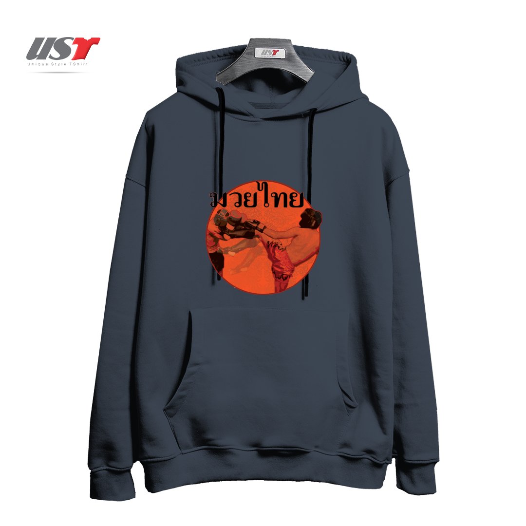 هودی اورسایز طرح THAI BOXING