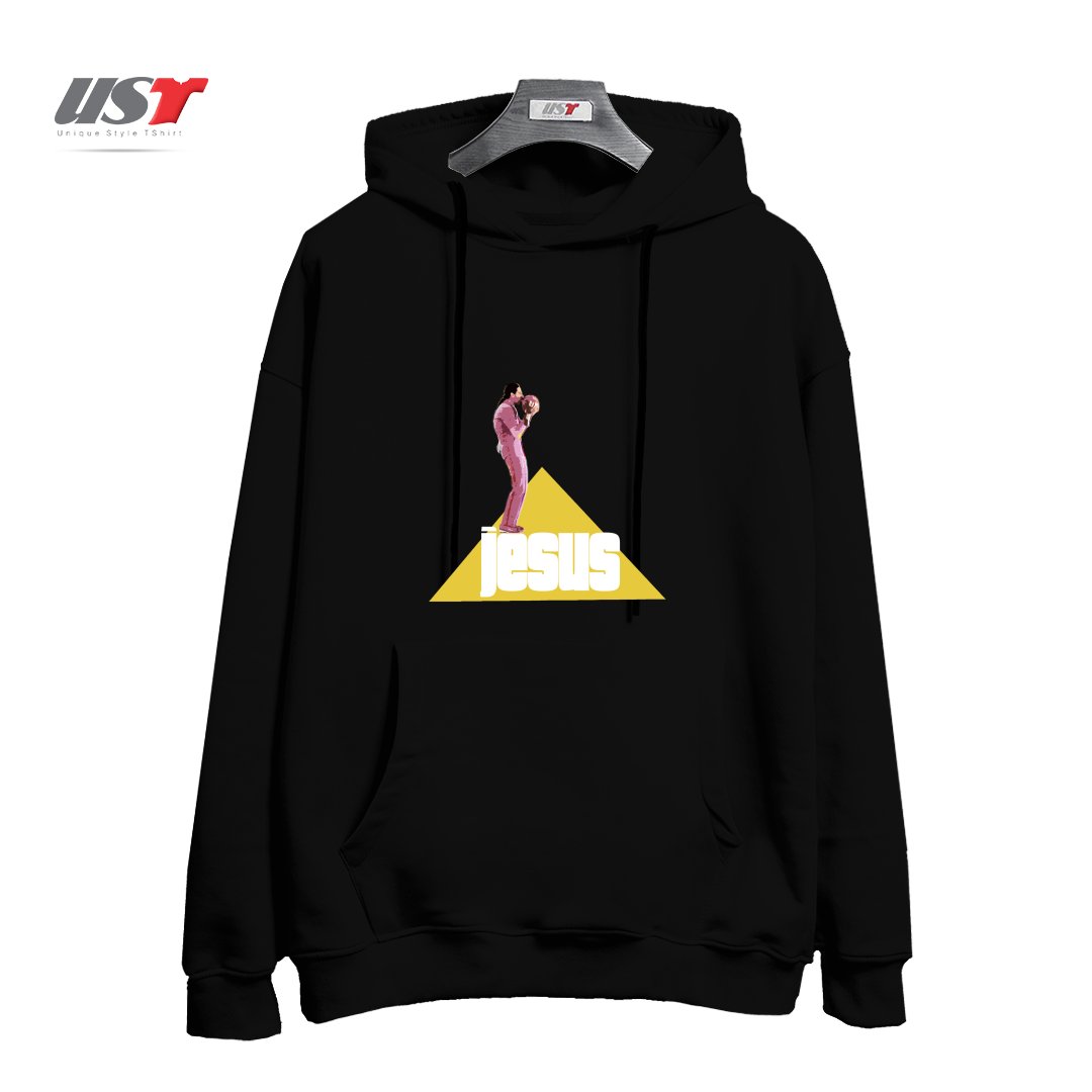 طرح THE JESUS - BIG LEBOWSKI MOVIE هودی اورسایزرنگ مشکی