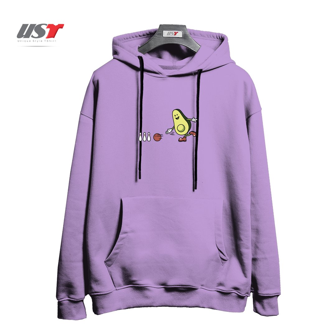 طرح AVOCADOO PLAYING BOWLING هودی اورسایزرنگ یاسی