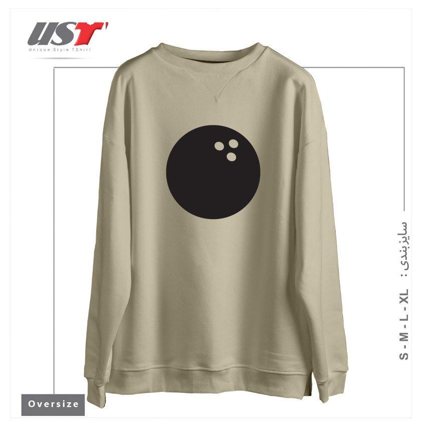 سوییشرت اورسایز طرح BALL