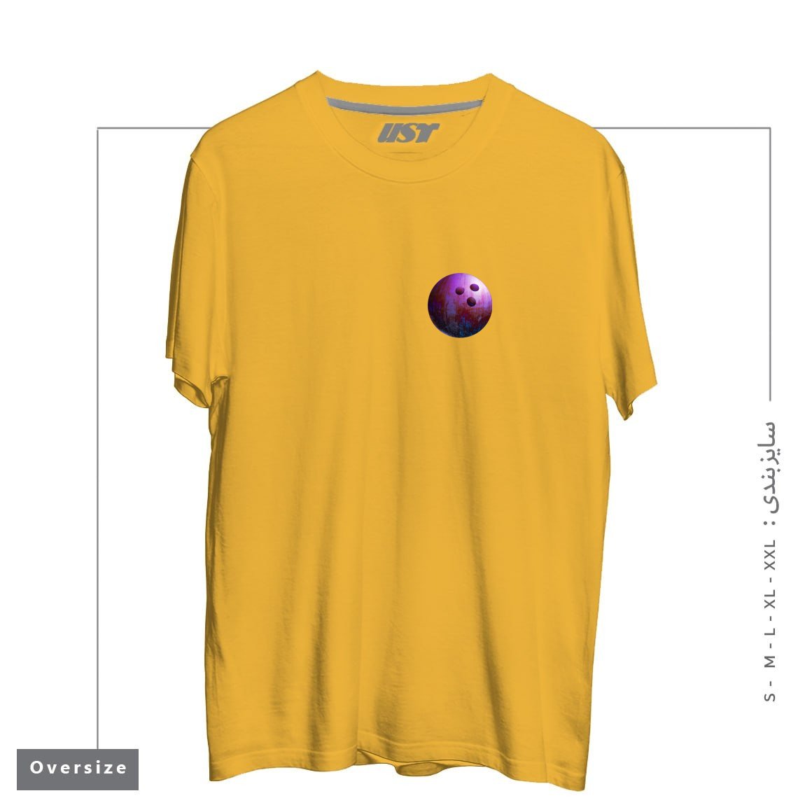 طرح KILLER GAME تیشرت اورسایزرنگ خردلی