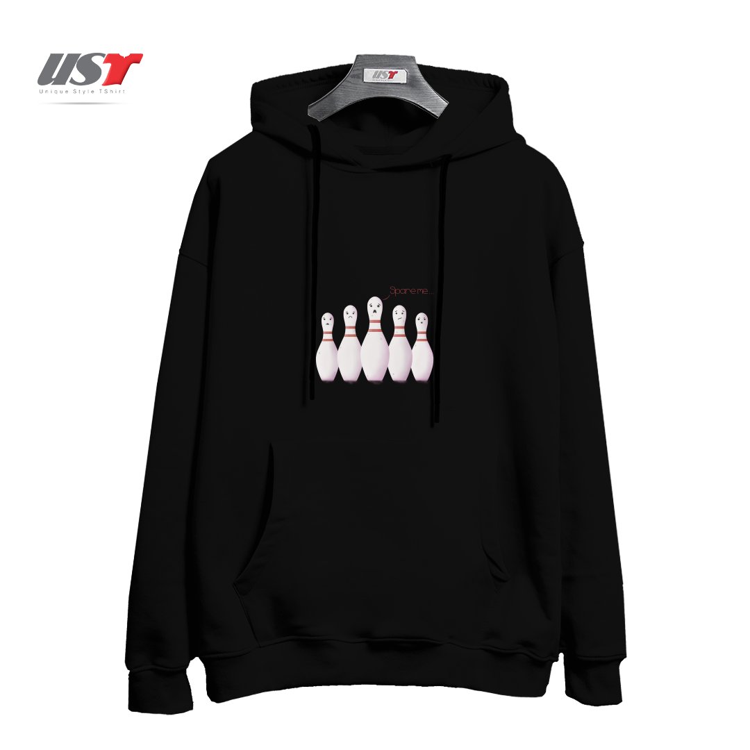 طرح SPARE ME هودی اورسایزرنگ مشکی