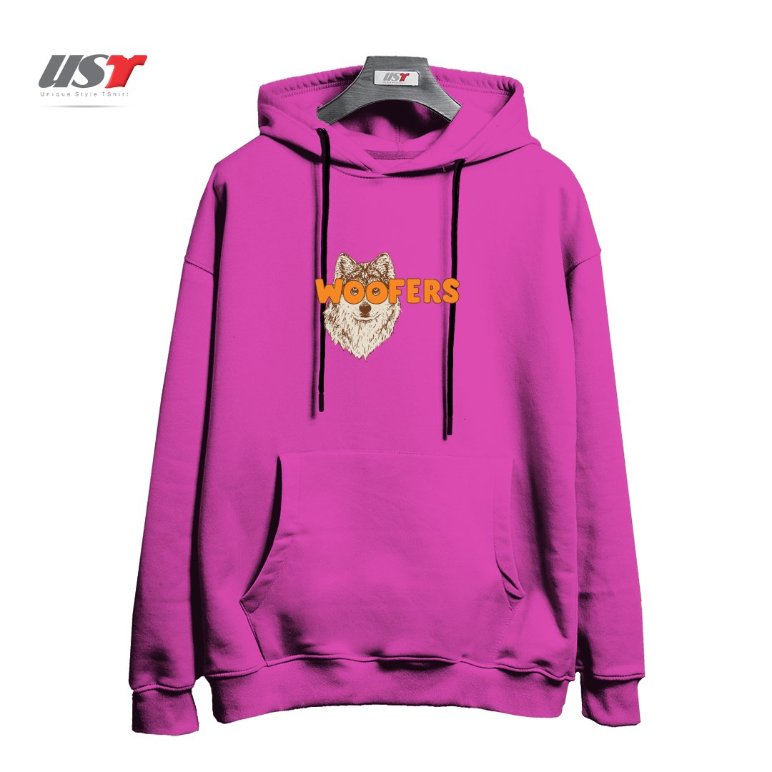 هودی اورسایز طرح WOOFERS