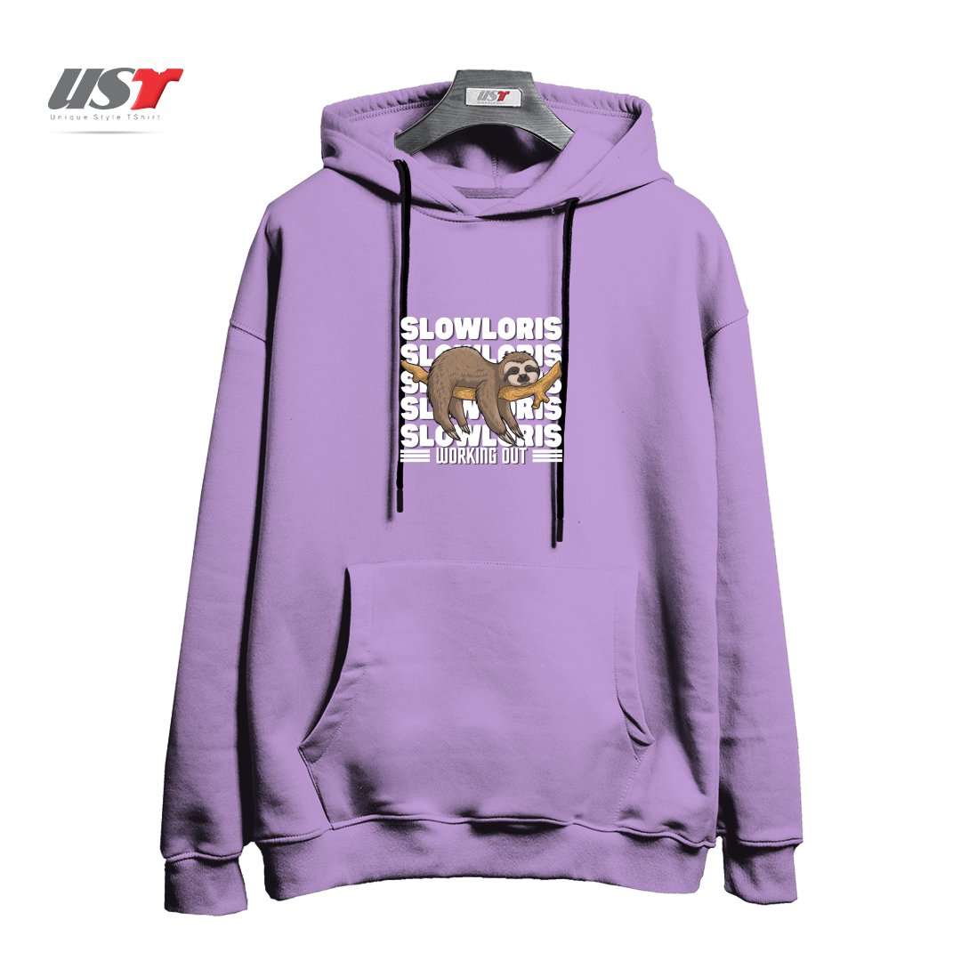 طرح SLOW LORIS, WORKING OUT هودی اورسایزرنگ یاسی