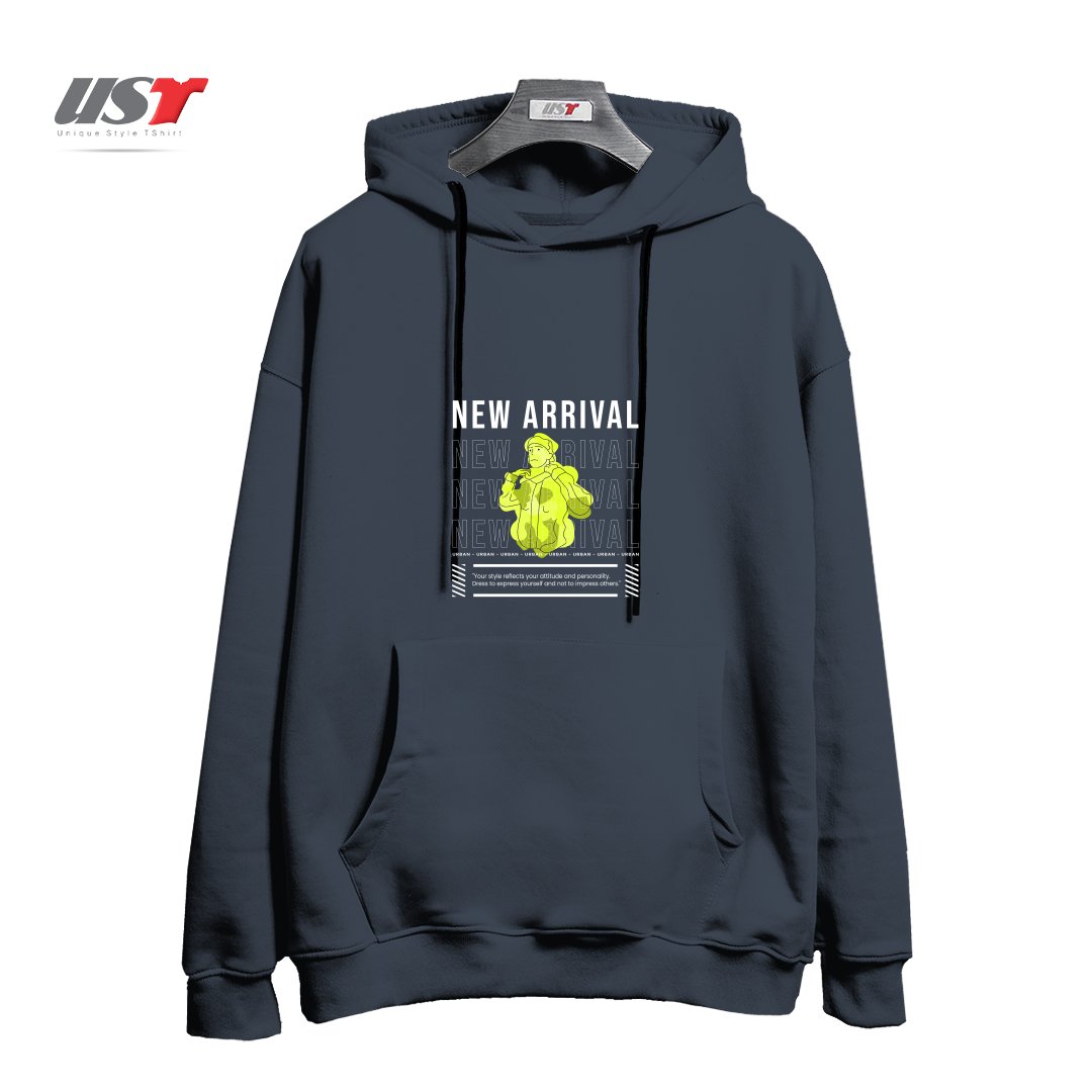 طرح TypoGraphy 2 هودی اورسایزرنگ دودی