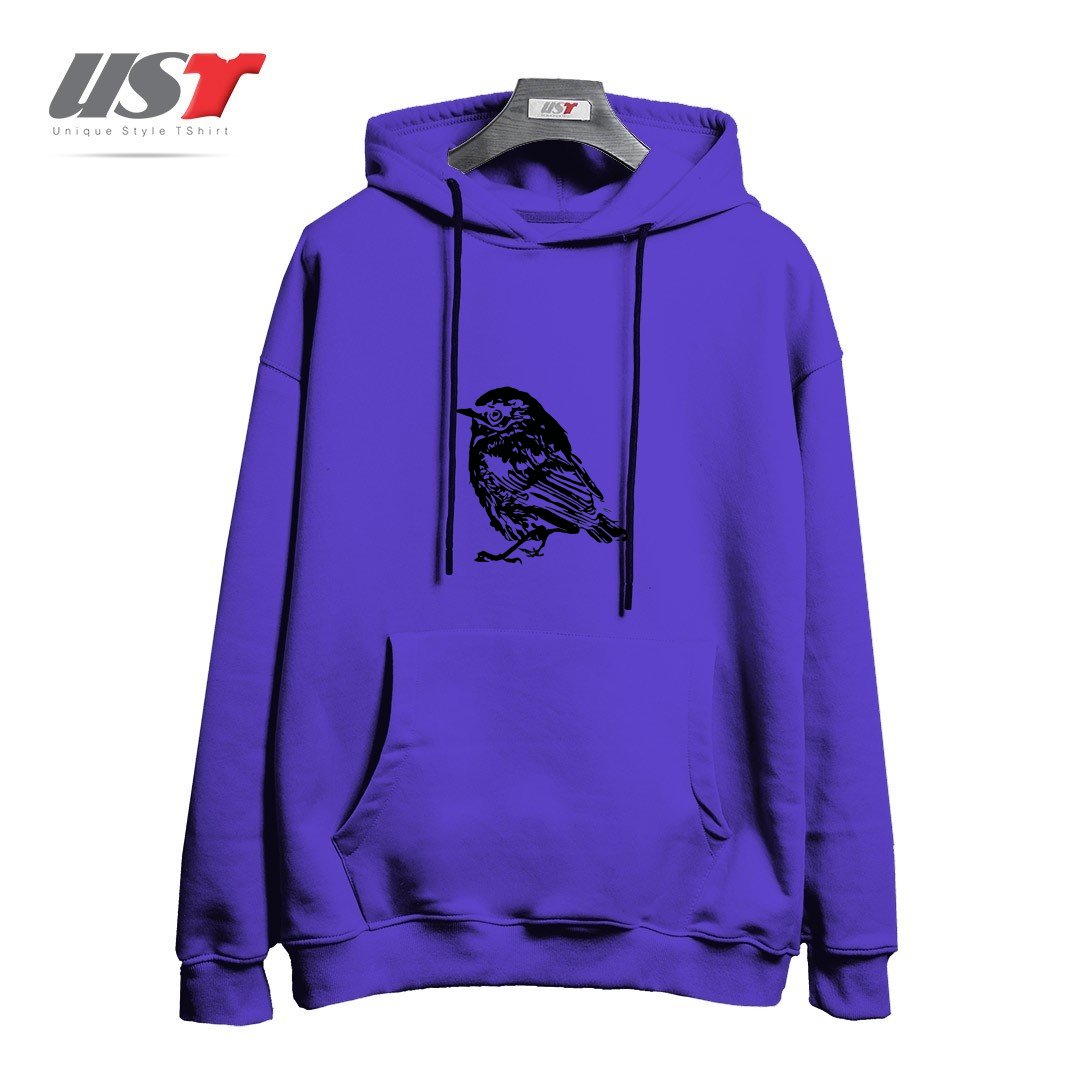 طرح PIEPMATZ هودی اورسایزرنگ بنفش