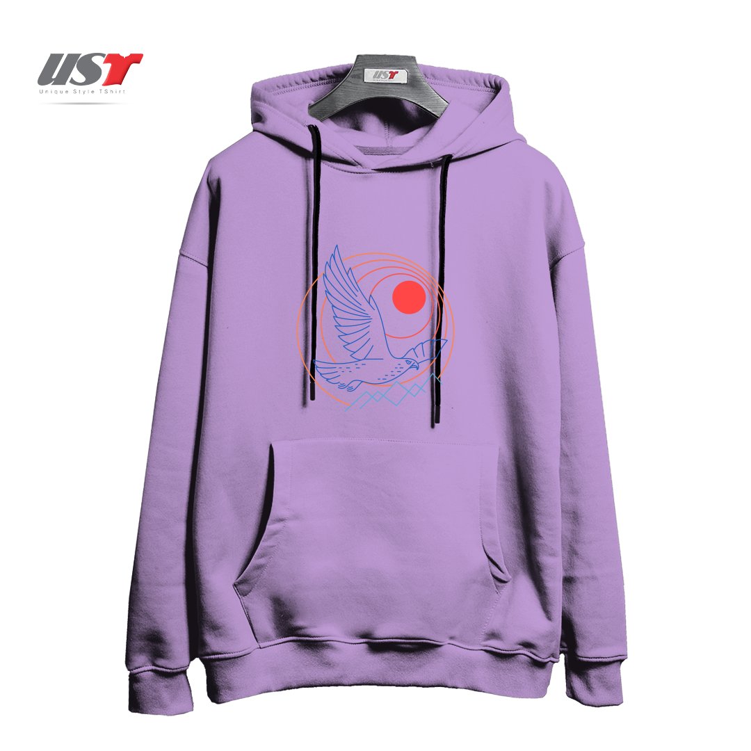 طرح WILD AND FREE AS THE HAWK'S FLIGHT هودی اورسایزرنگ یاسی