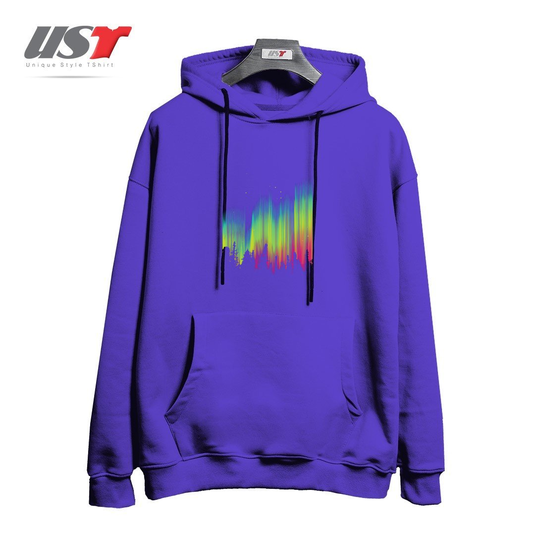 هودی اورسایز طرح ELECTRIC SKY1125