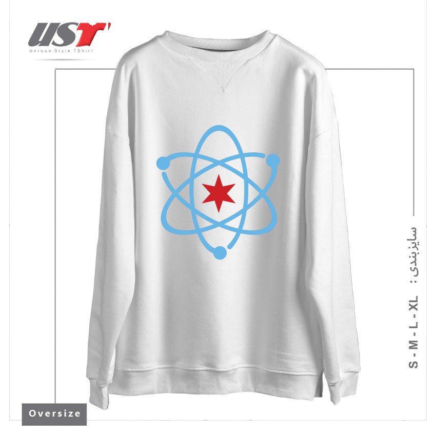 سوییشرت اورسایز طرح ORIGINAL LOGO