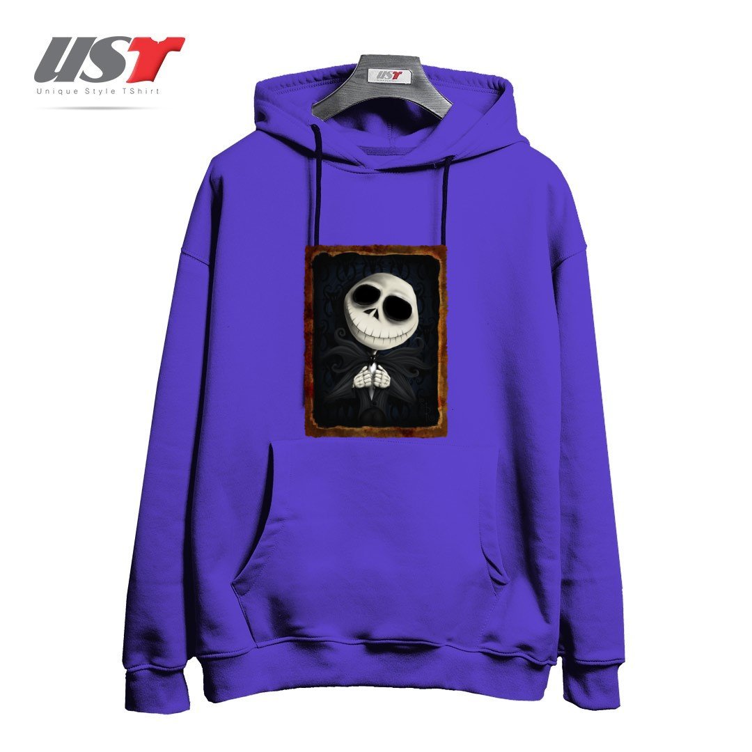 طرح I AM THE PUMPKIN KING! هودی اورسایزرنگ بنفش