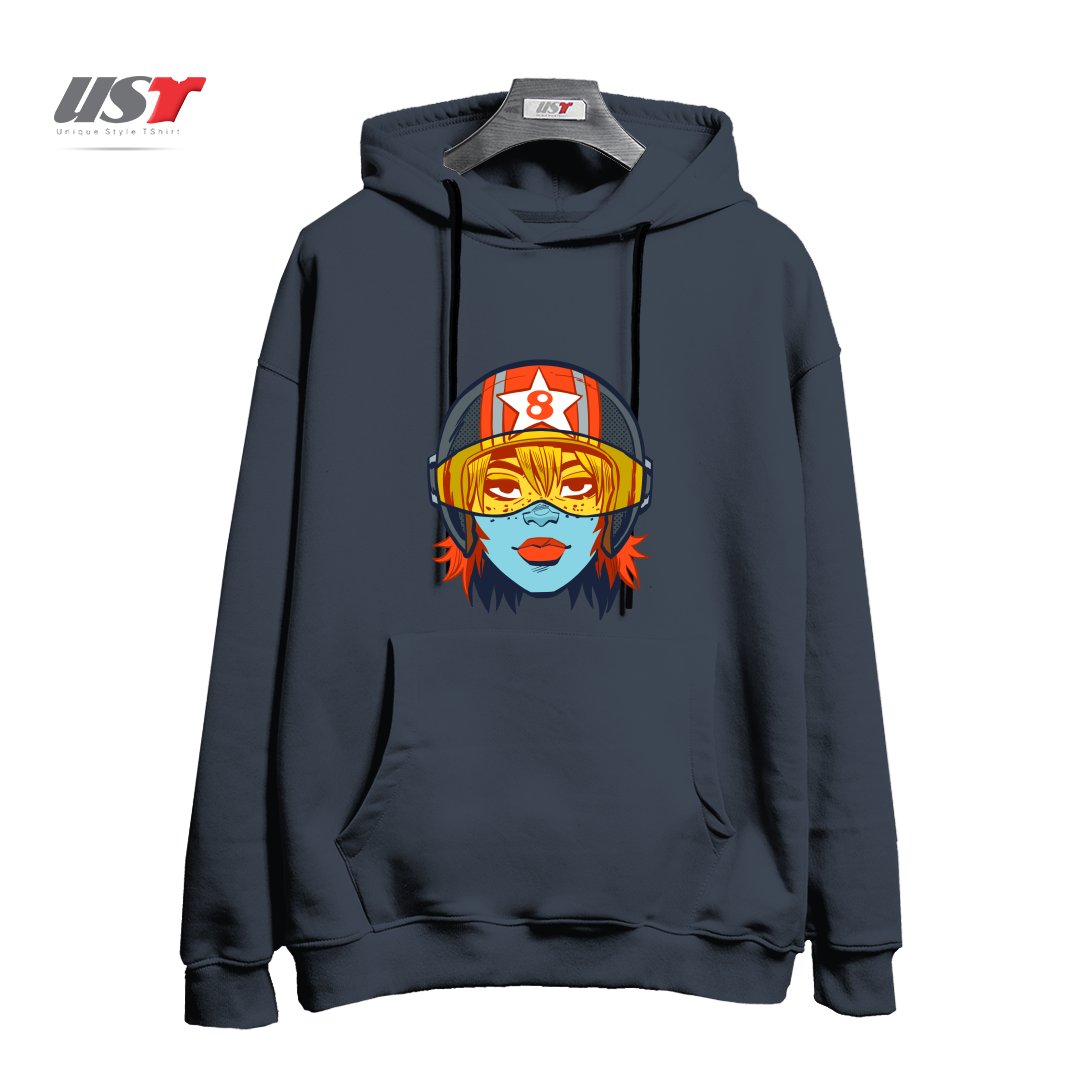 طرح RACER 8 هودی اورسایزرنگ دودی