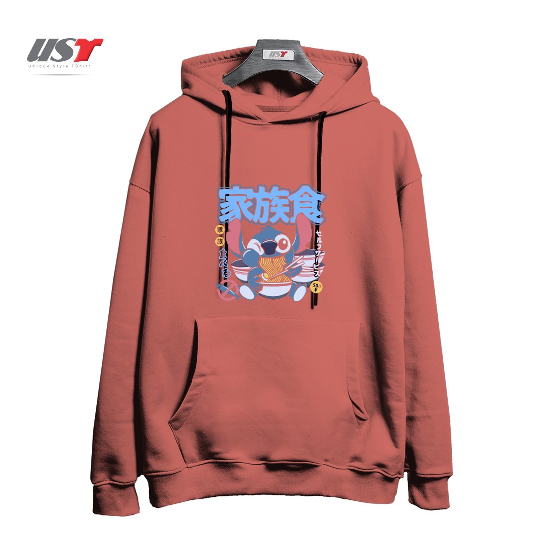 طرح RAMEN 626 هودی اورسایزرنگ آجری