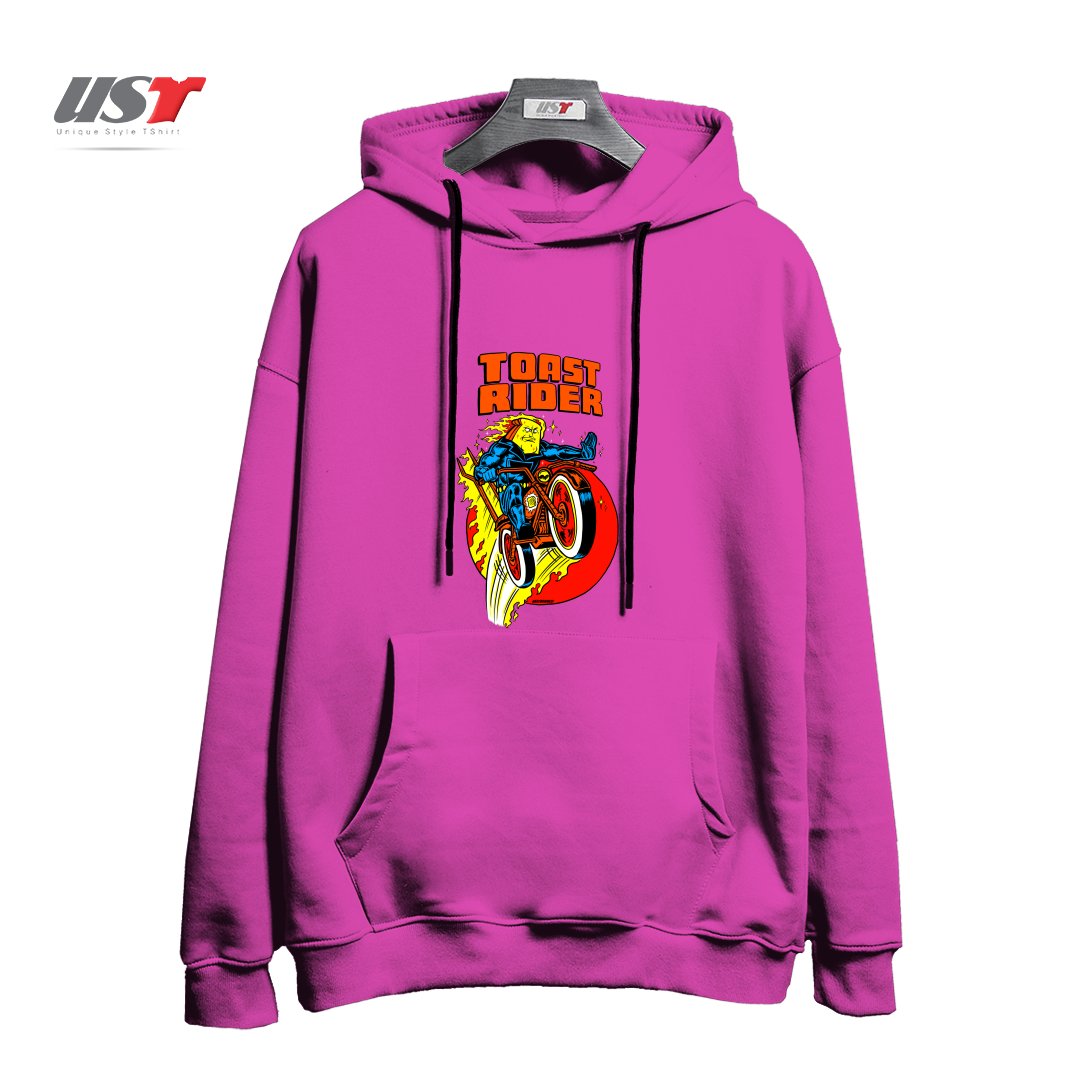 هودی اورسایز طرح TOAST RIDER