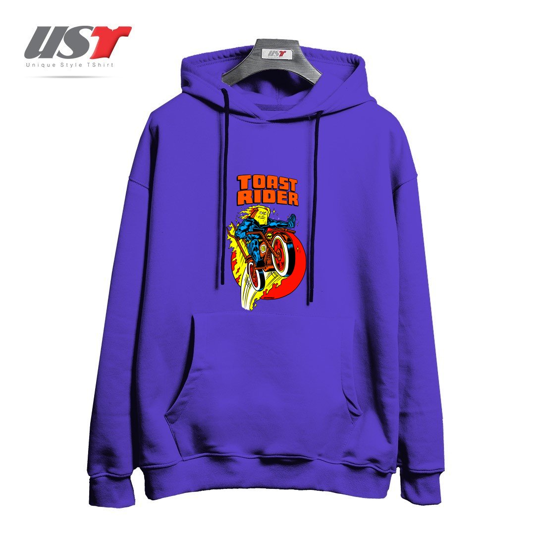 هودی اورسایز طرح TOAST RIDER